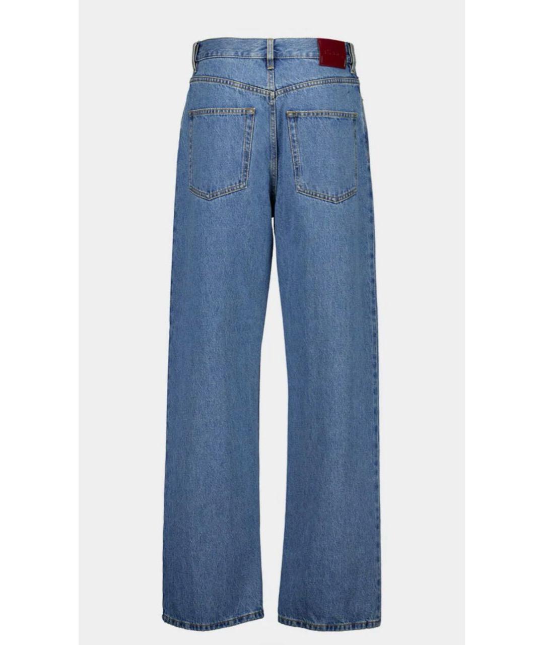 GUCCI Хлопковые джинсы клеш, фото 2