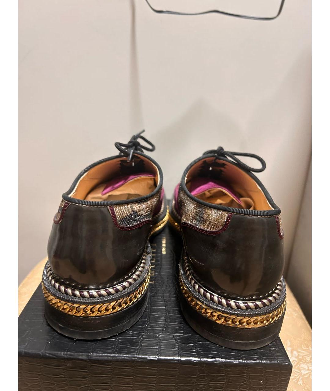 CHRISTIAN LOUBOUTIN Мульти замшевые брогги и оксфорды, фото 3