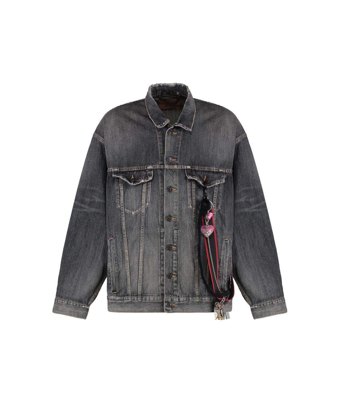 BALENCIAGA Серая хлопковая куртка, фото 1