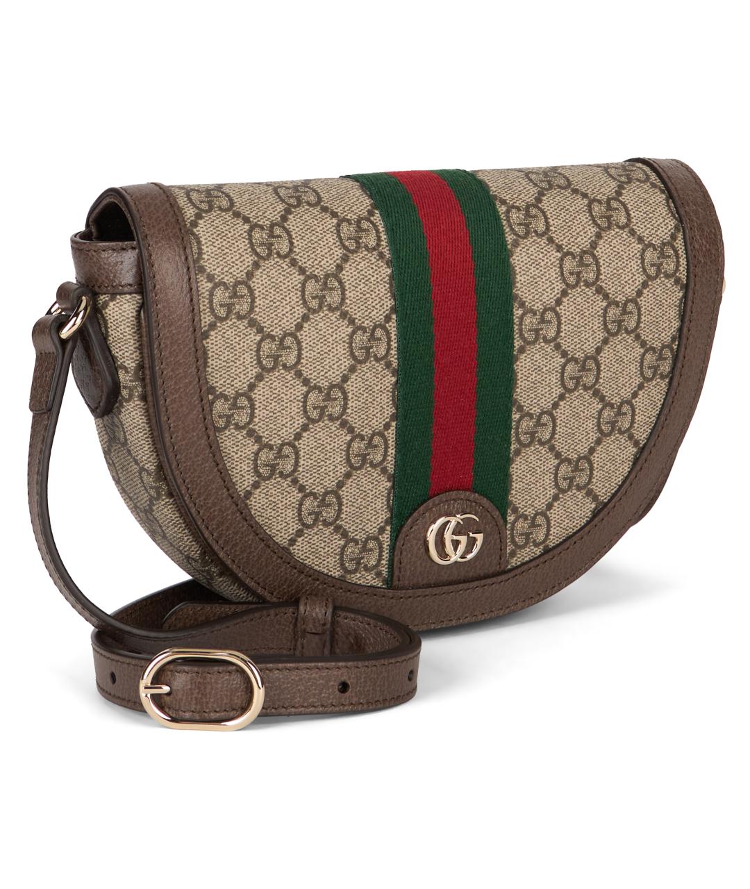 GUCCI Бежевая синтетическая сумка через плечо, фото 3