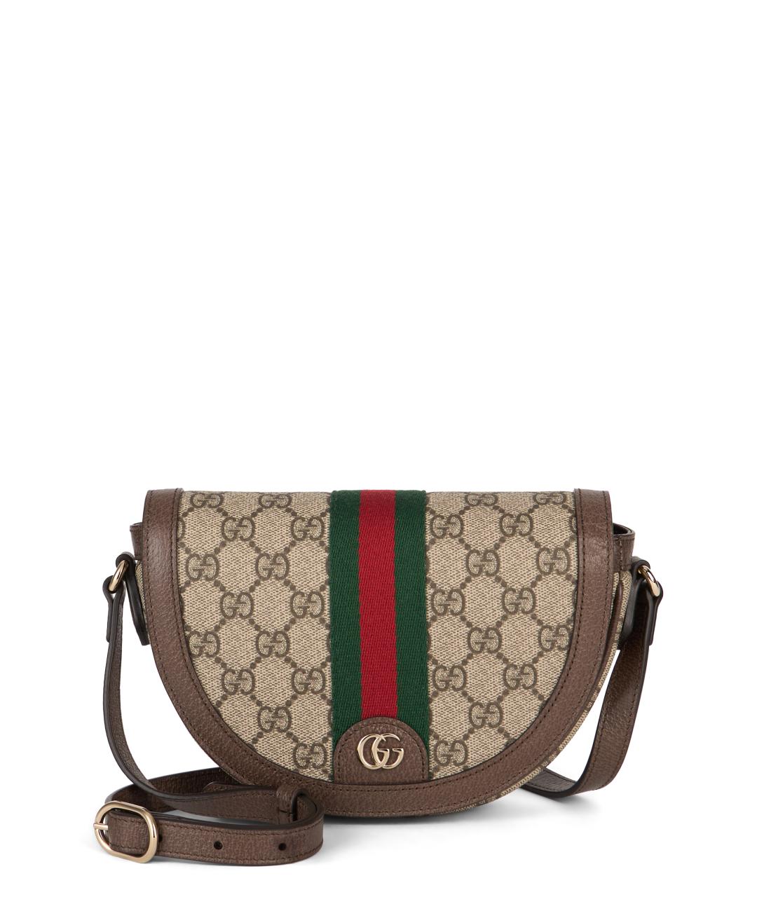 GUCCI Бежевая синтетическая сумка через плечо, фото 1