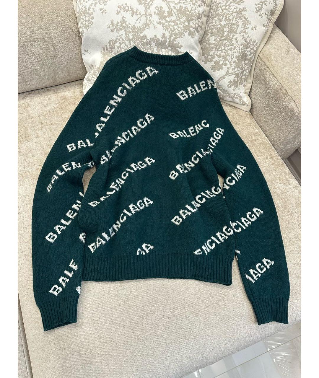 BALENCIAGA Зеленый джемпер / свитер, фото 7