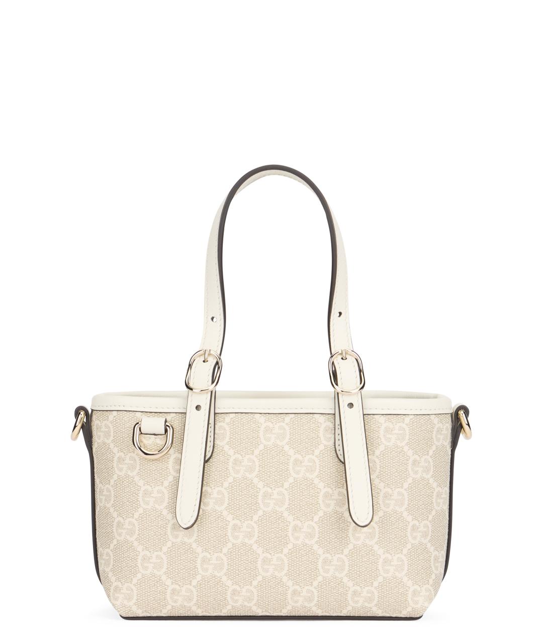 GUCCI Бежевая сумка с короткими ручками, фото 1