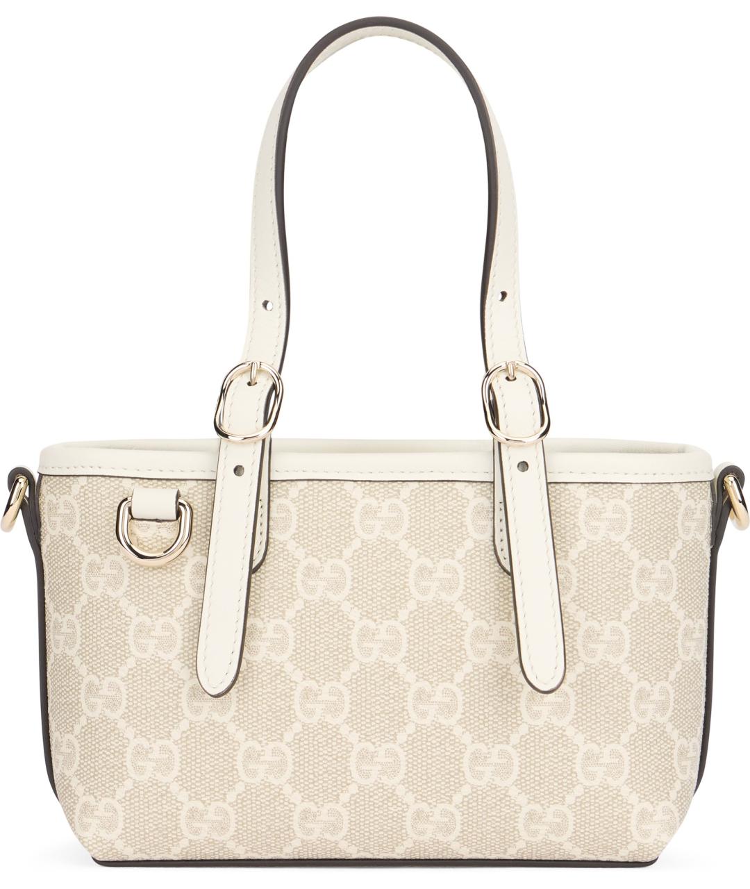 GUCCI Бежевая сумка с короткими ручками, фото 2