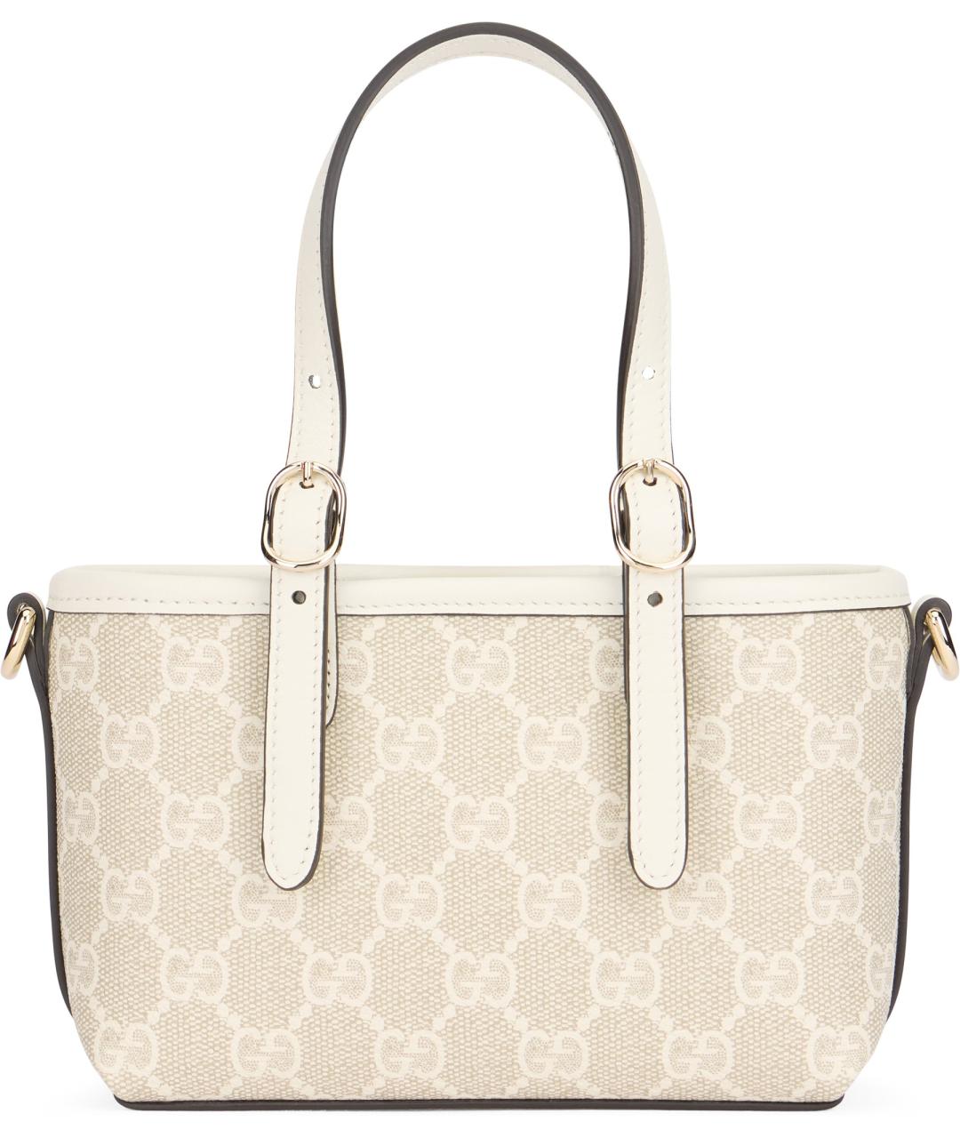 GUCCI Бежевая сумка с короткими ручками, фото 4