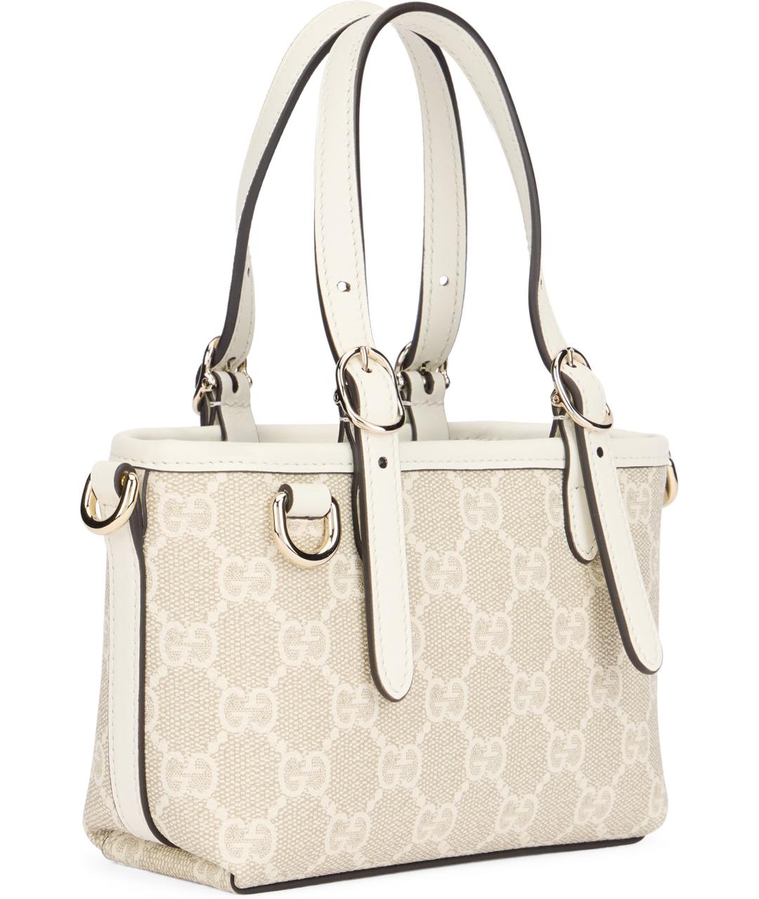 GUCCI Бежевая сумка с короткими ручками, фото 3