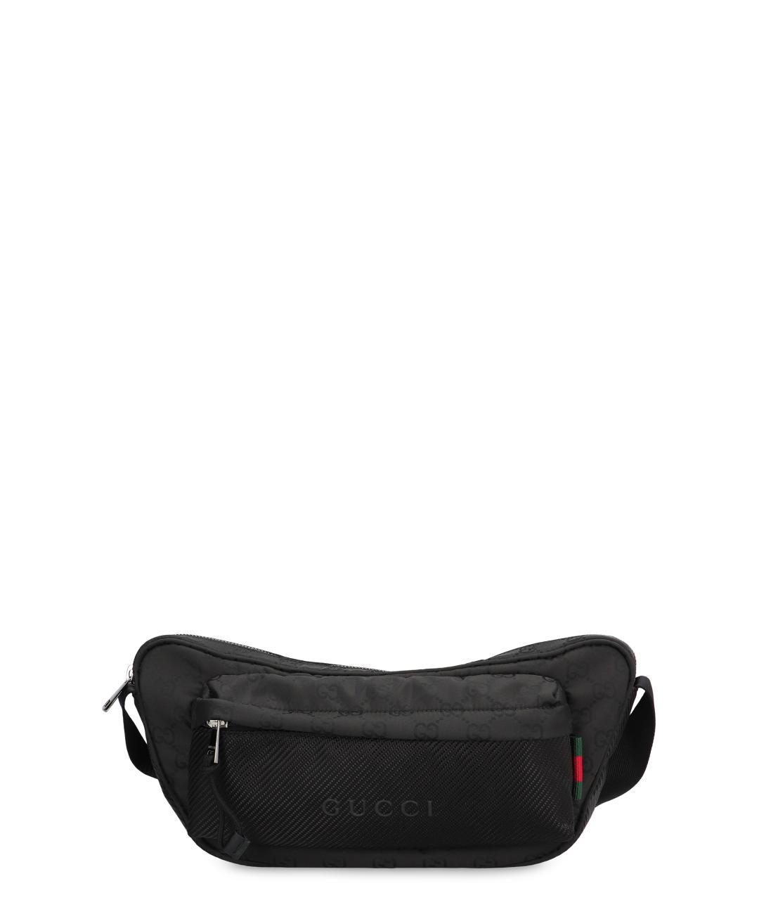 GUCCI Черная синтетическая сумка на плечо, фото 1