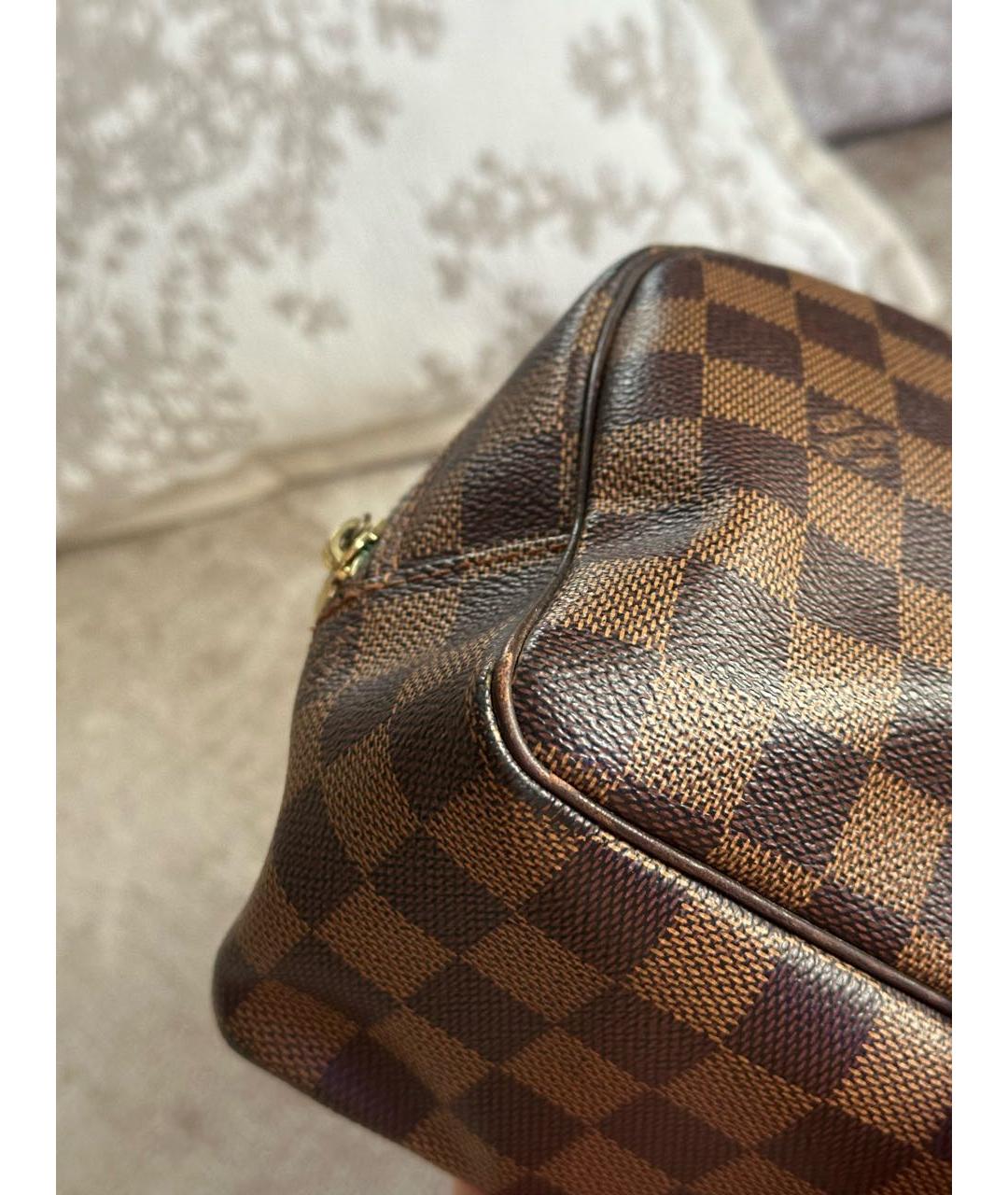 LOUIS VUITTON Коричневая косметичка, фото 5