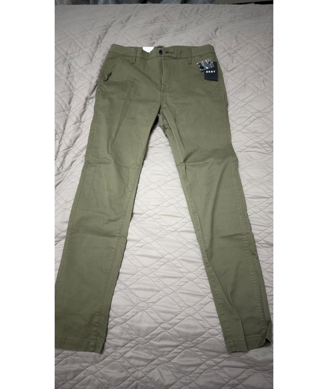 DKNY Хлопко-эластановые брюки чинос, фото 4