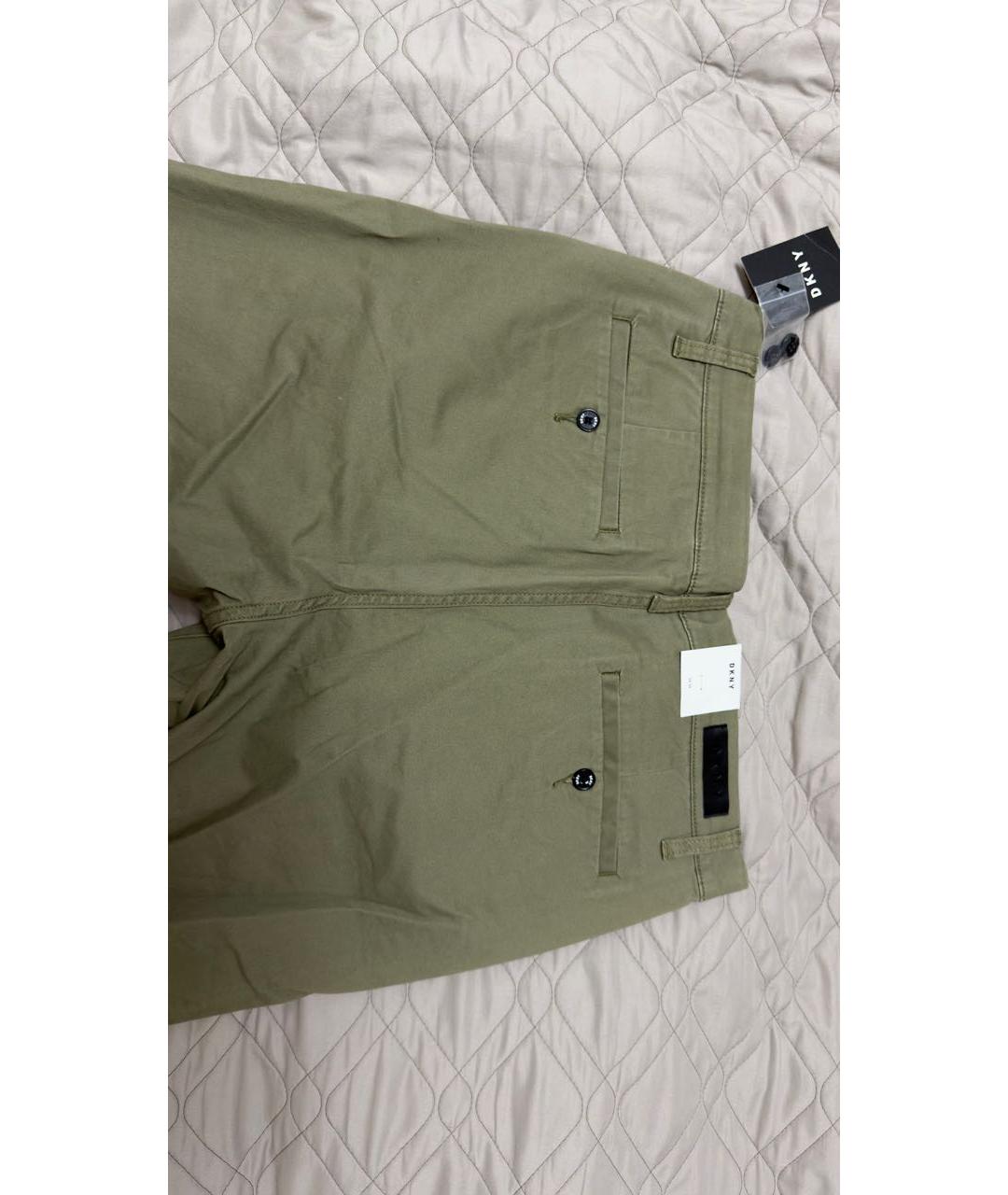 DKNY Хлопко-эластановые брюки чинос, фото 2