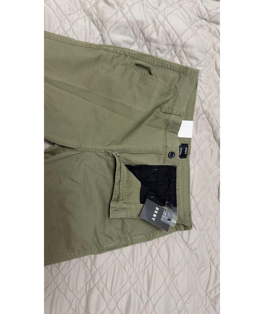 DKNY Хлопко-эластановые брюки чинос, фото 3