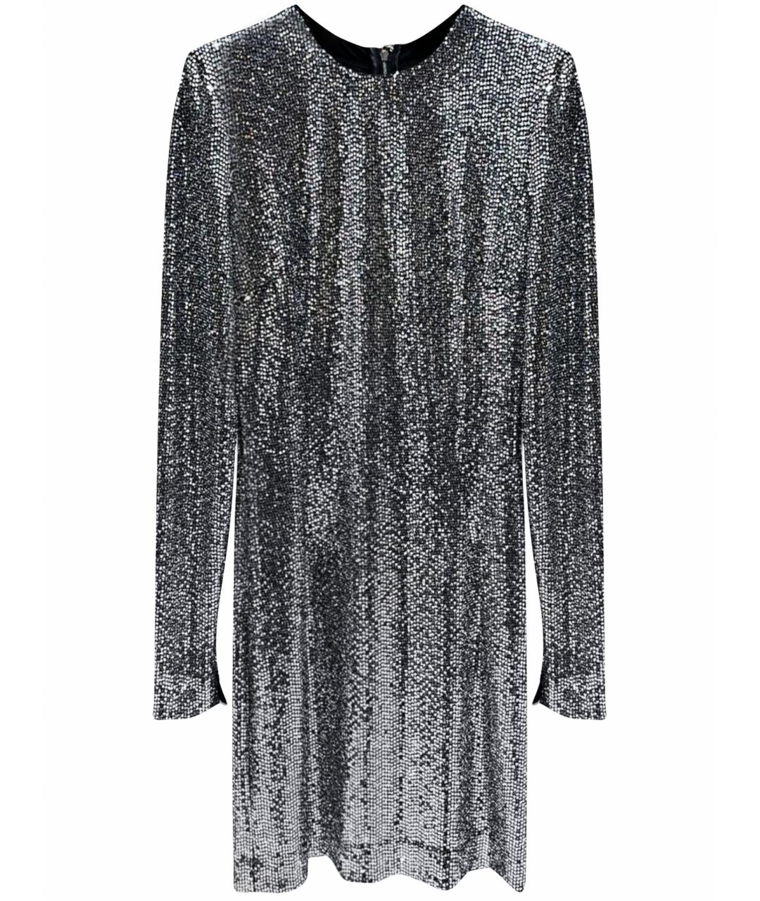 DOLCE&GABBANA Серебряное коктейльное платье, фото 1
