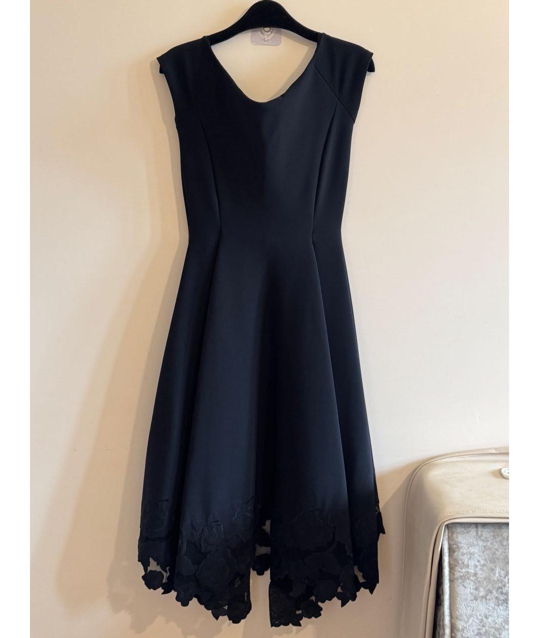 CHIARA BONI Черное полиамидовое повседневное платье, фото 2