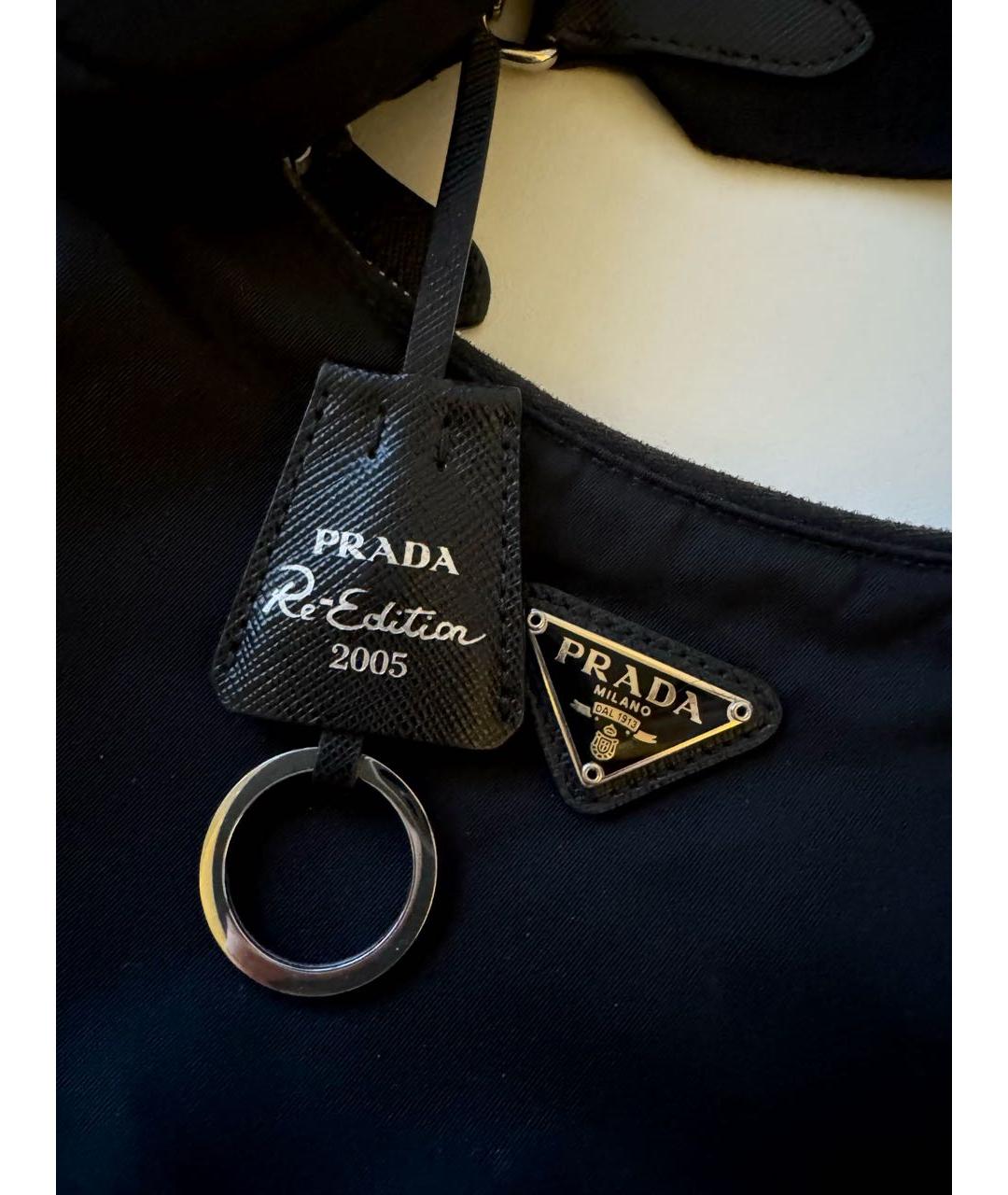 PRADA Черная сумка через плечо, фото 3