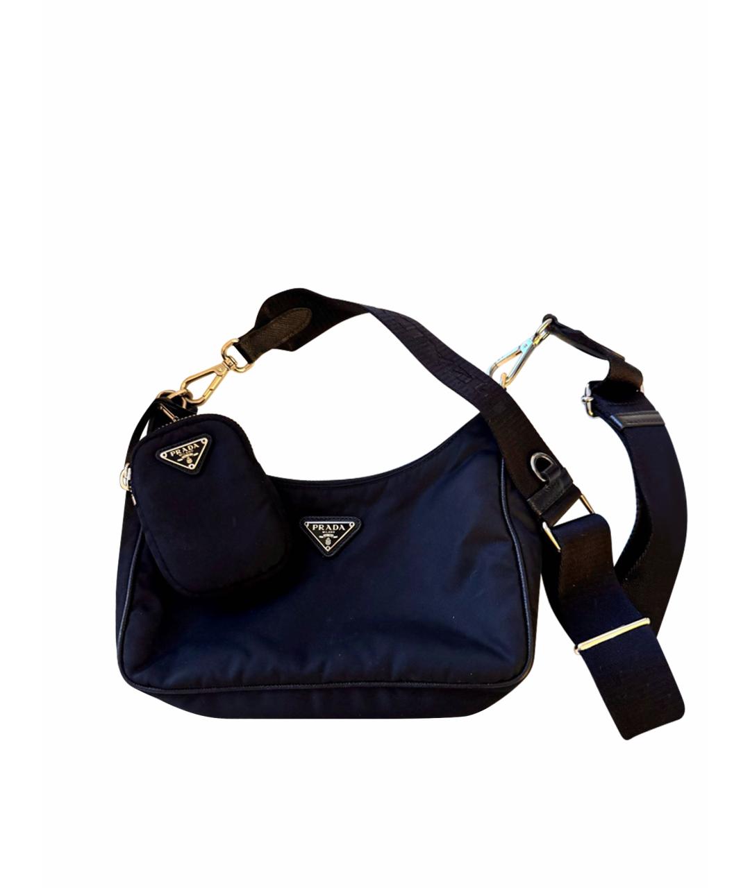 PRADA Черная сумка через плечо, фото 1