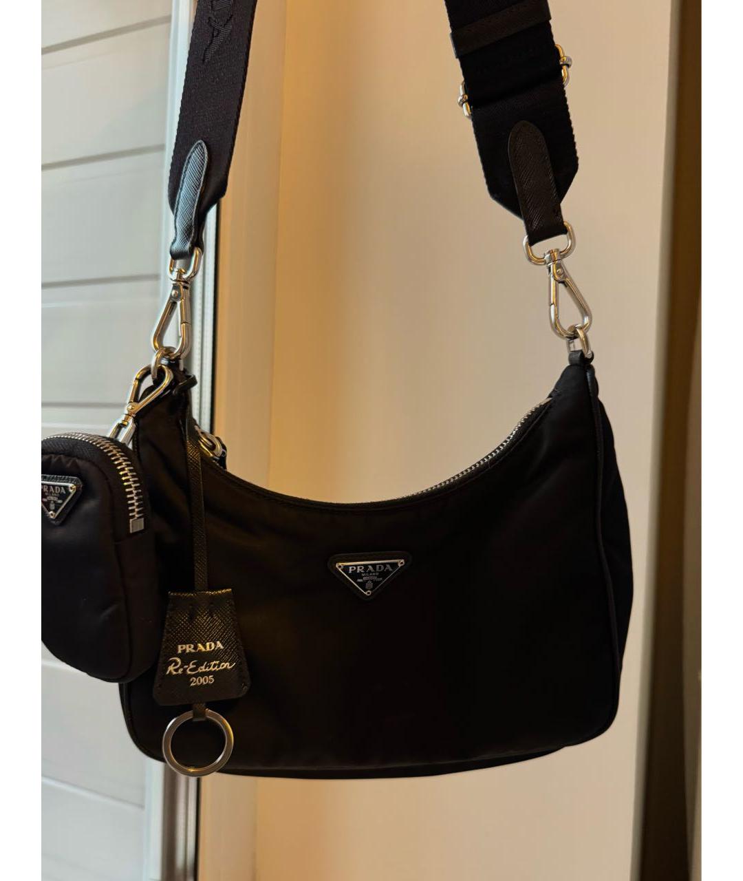 PRADA Черная сумка через плечо, фото 5