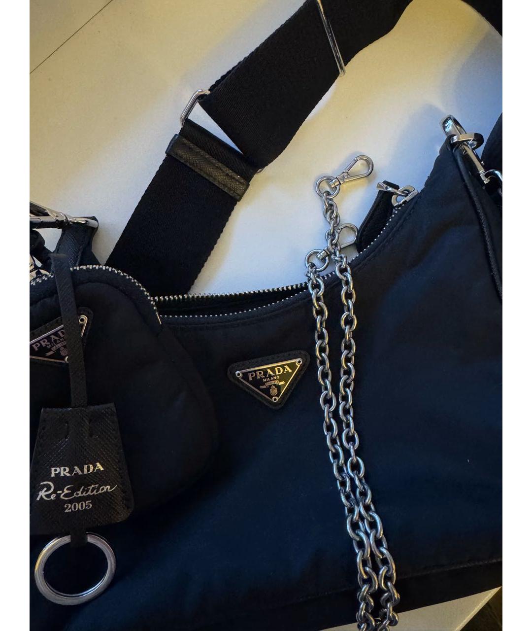 PRADA Черная сумка через плечо, фото 2