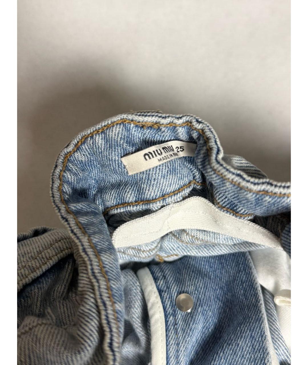 MIU MIU Деним шорты, фото 2
