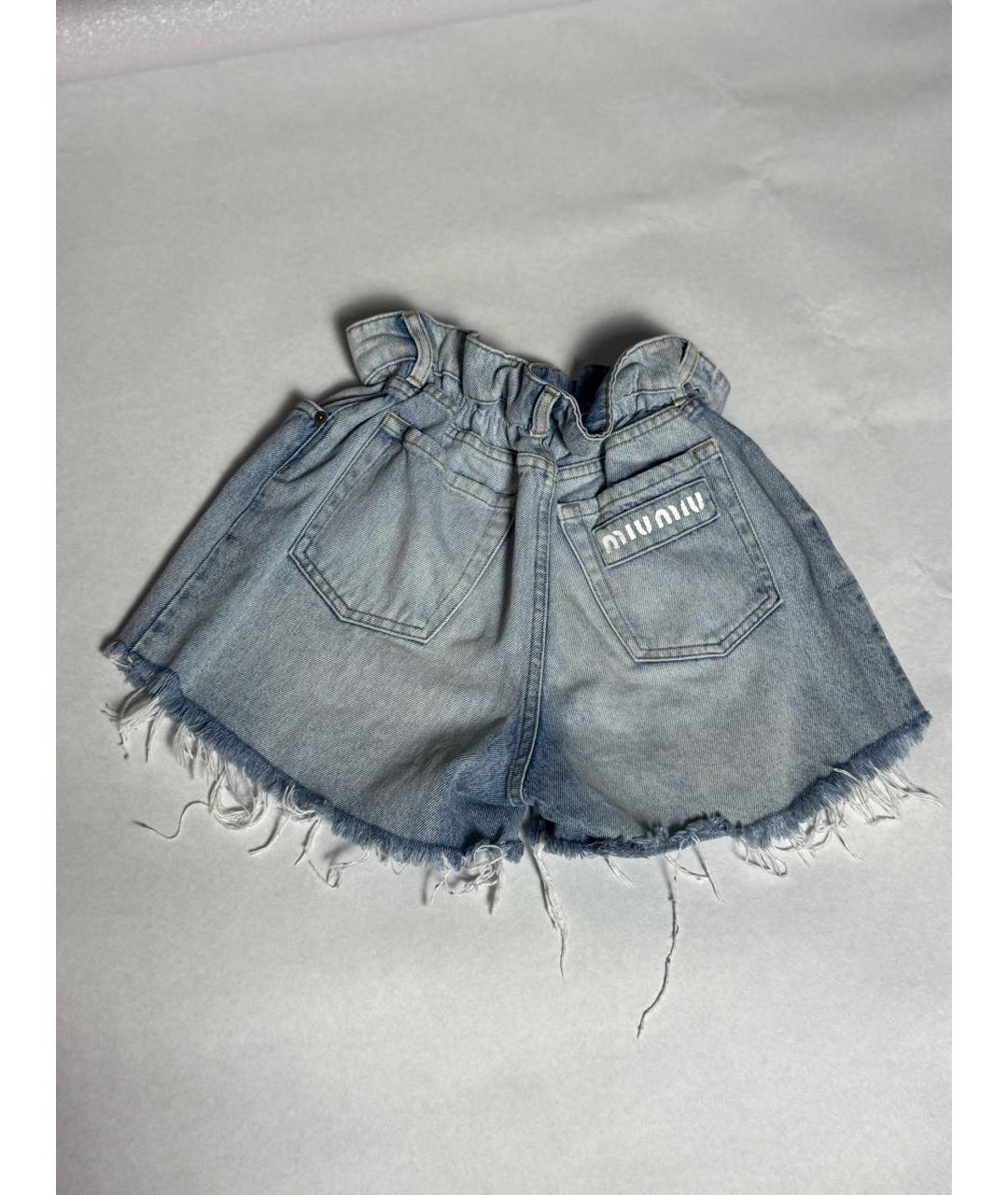 MIU MIU Деним шорты, фото 3