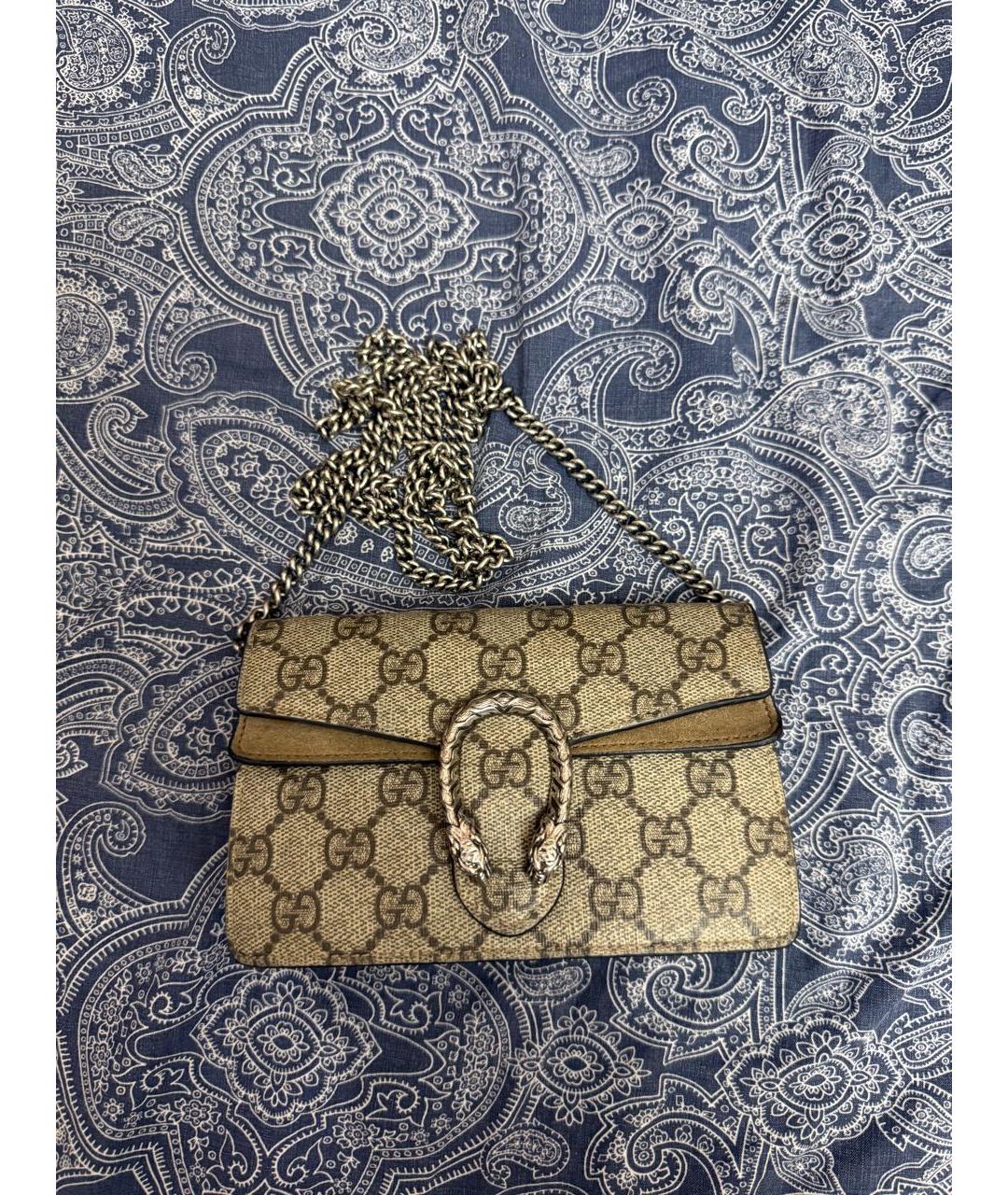 GUCCI Коричневая сумка через плечо, фото 6