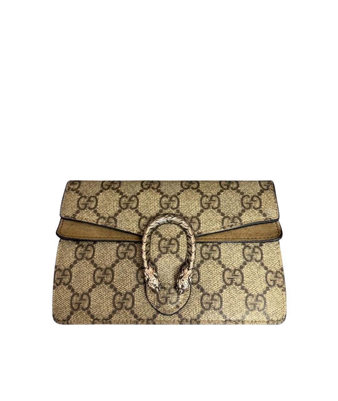 GUCCI Коричневая сумка через плечо, фото 1