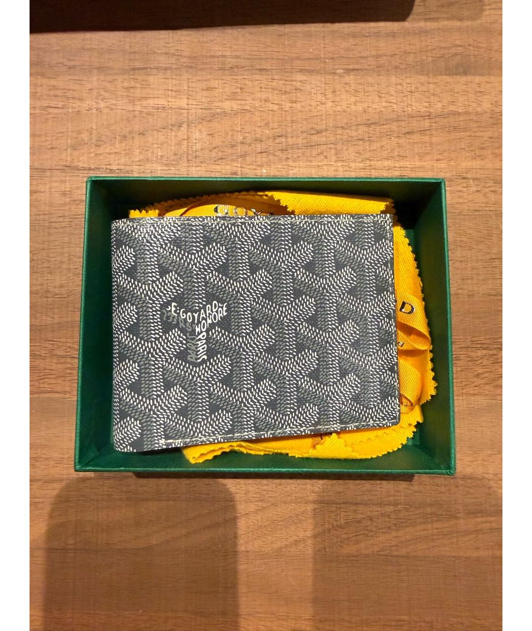 GOYARD Серый кошелек, фото 5