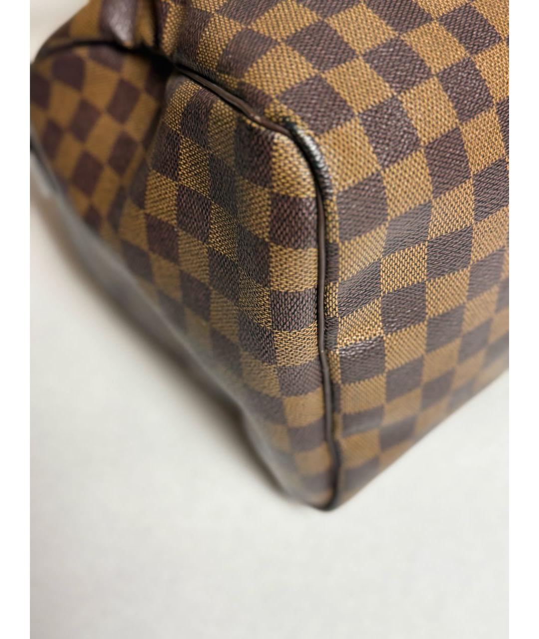 LOUIS VUITTON Коричневая сумка с короткими ручками, фото 6