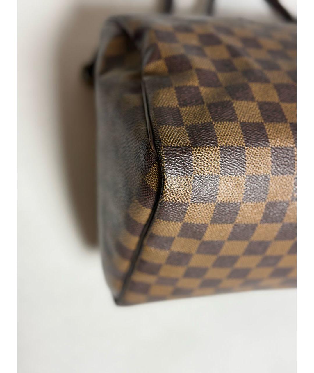 LOUIS VUITTON Коричневая сумка с короткими ручками, фото 8