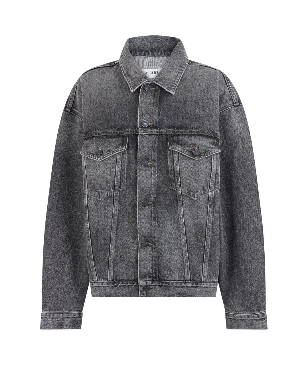 AGOLDE Серая хлопковая куртка, фото 1