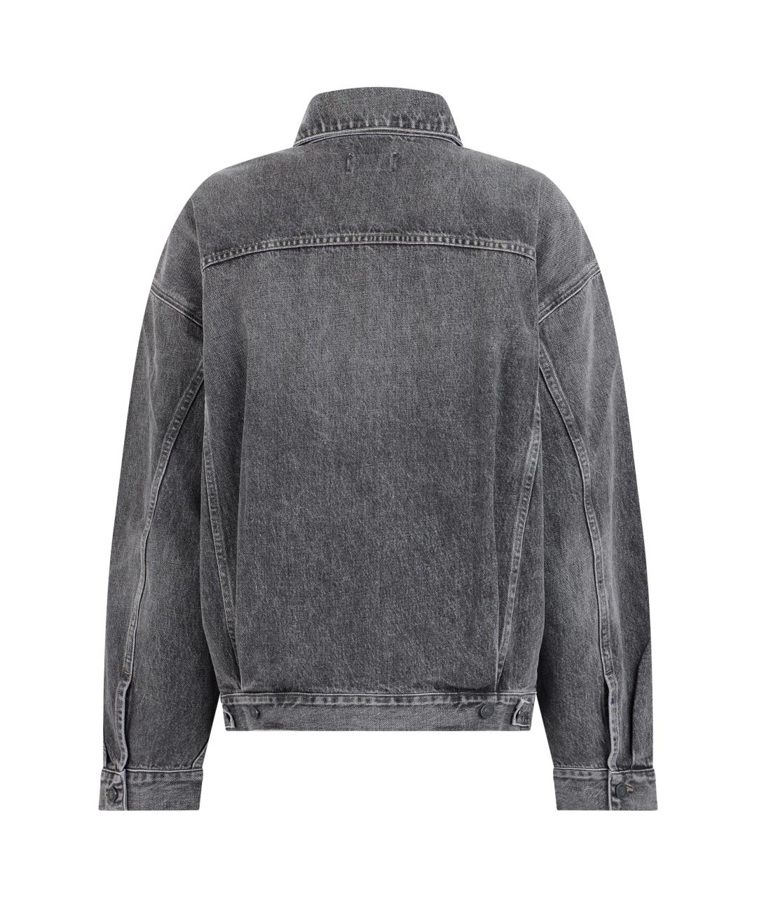 AGOLDE Серая хлопковая куртка, фото 2