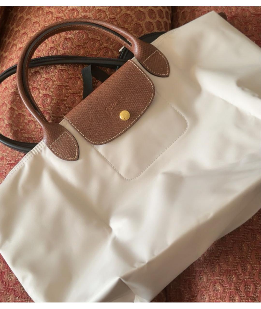 LONGCHAMP Бежевая сумка тоут, фото 6