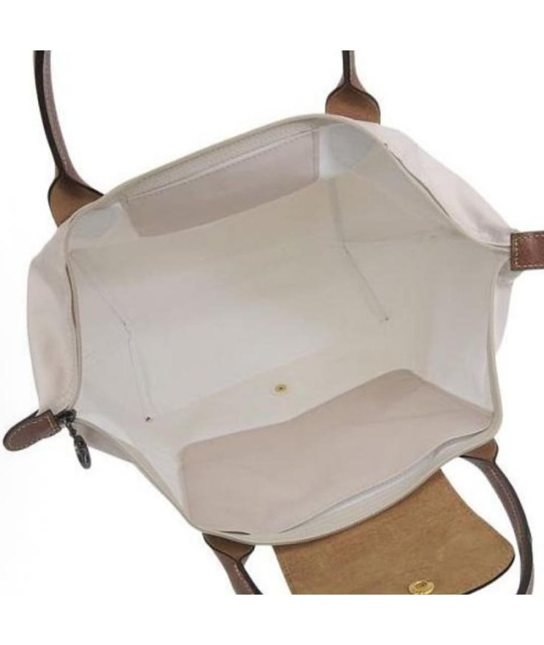 LONGCHAMP Бежевая сумка тоут, фото 4