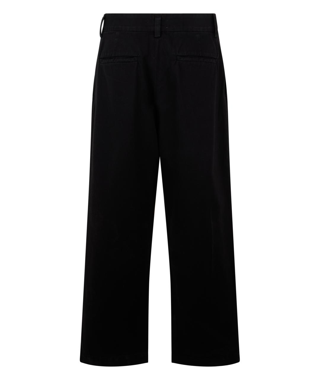 AGOLDE Черные хлопковые повседневные брюки, фото 2