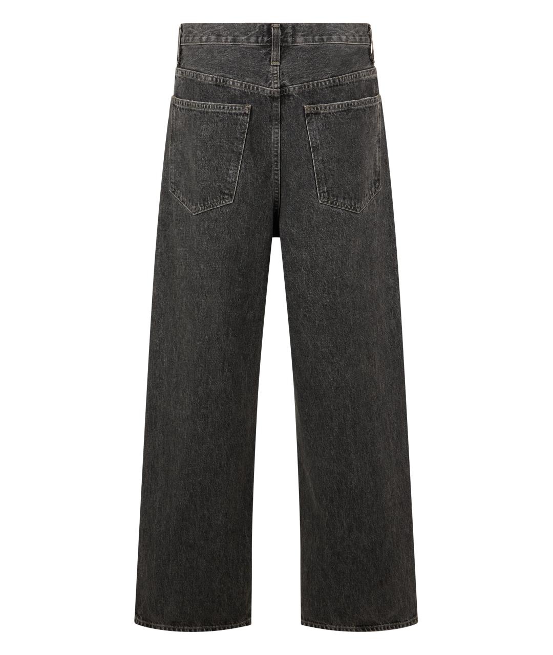 AGOLDE Серые хлопковые прямые джинсы, фото 2