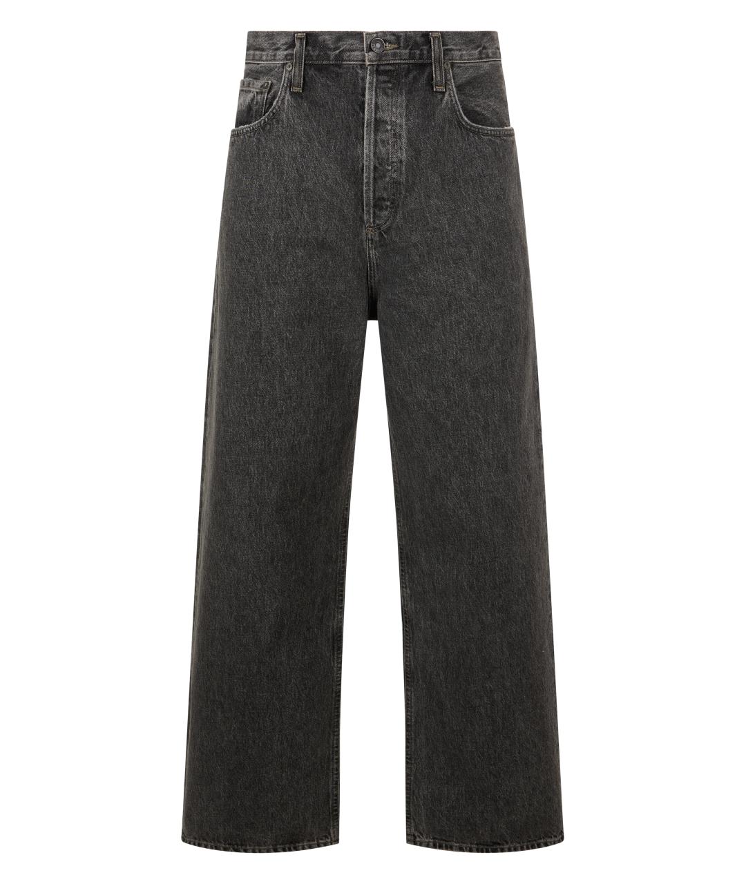 AGOLDE Серые хлопковые прямые джинсы, фото 1