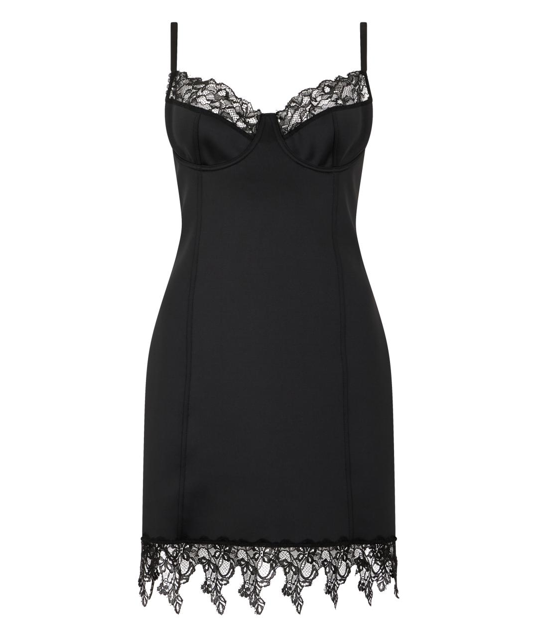 BLUMARINE Черное полиэстеровое платье, фото 1