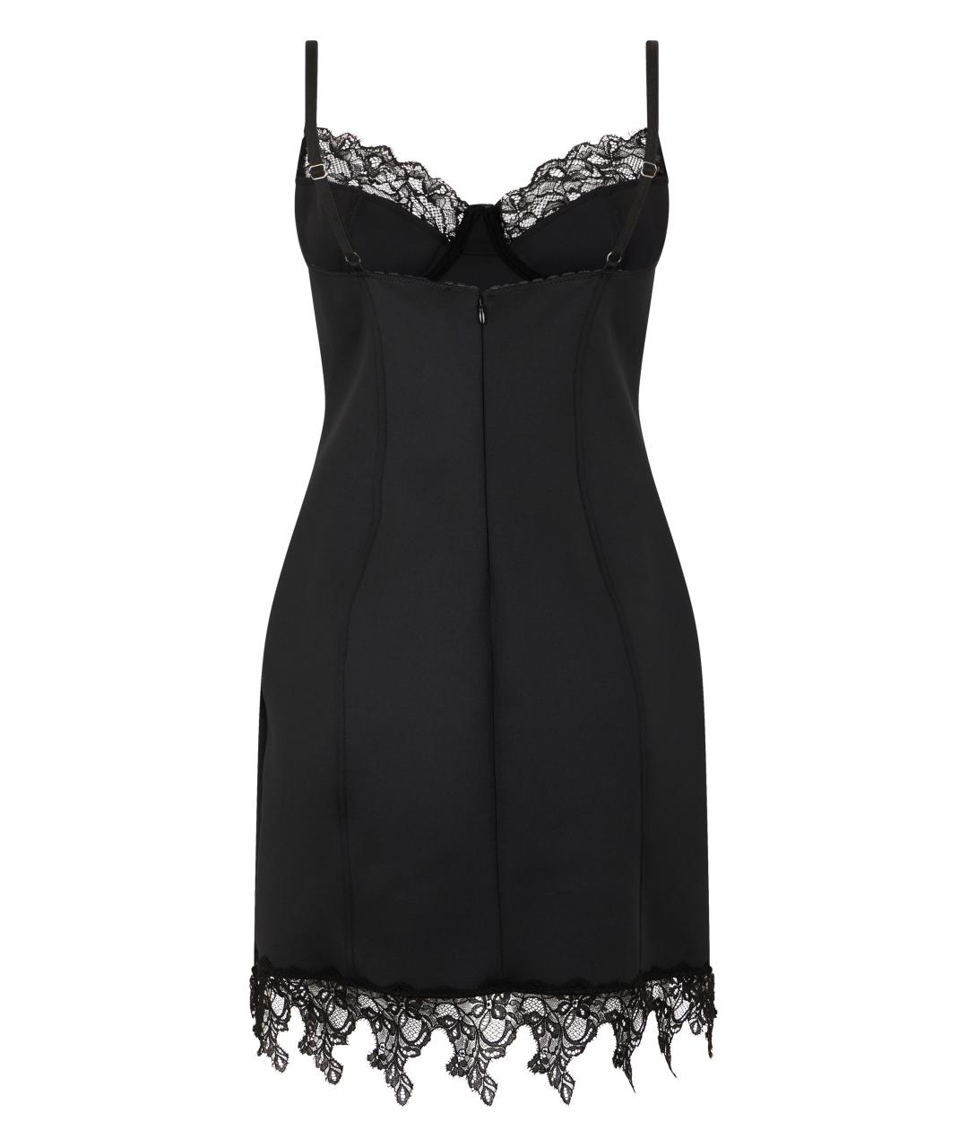 BLUMARINE Черное полиэстеровое платье, фото 2