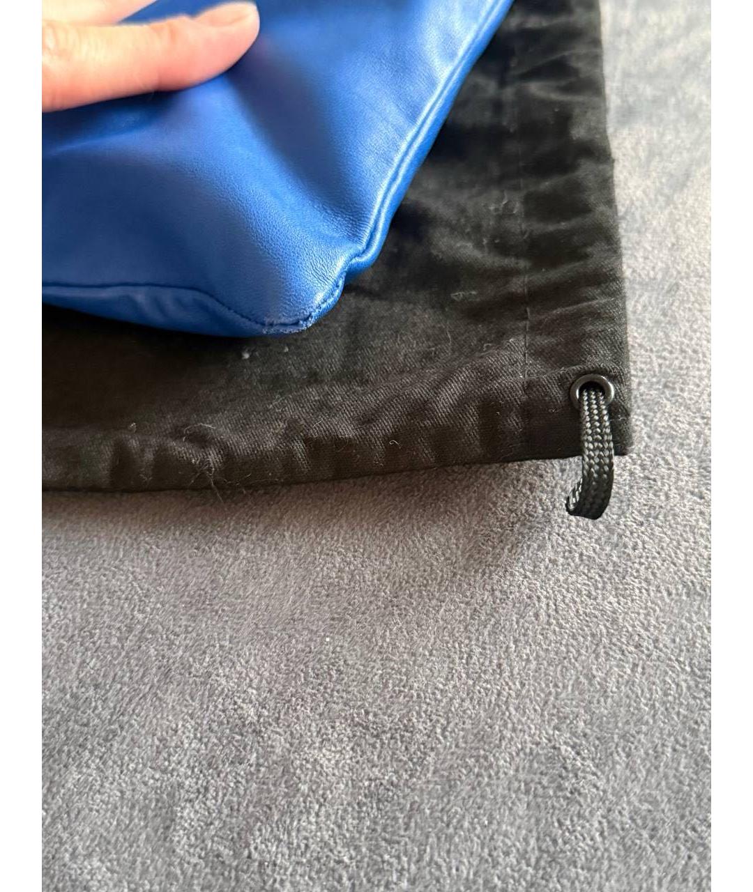 SAINT LAURENT Синяя сумка через плечо, фото 8