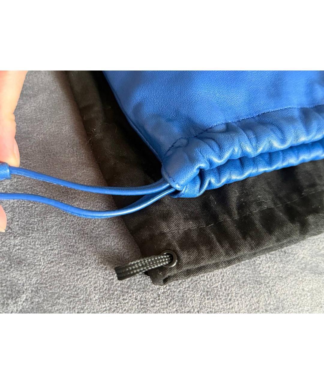 SAINT LAURENT Синяя сумка через плечо, фото 5