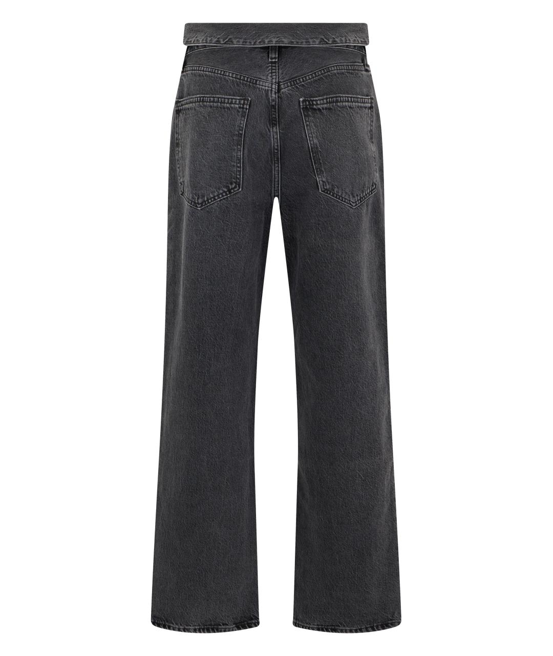 AGOLDE Черные хлопковые джинсы клеш, фото 2