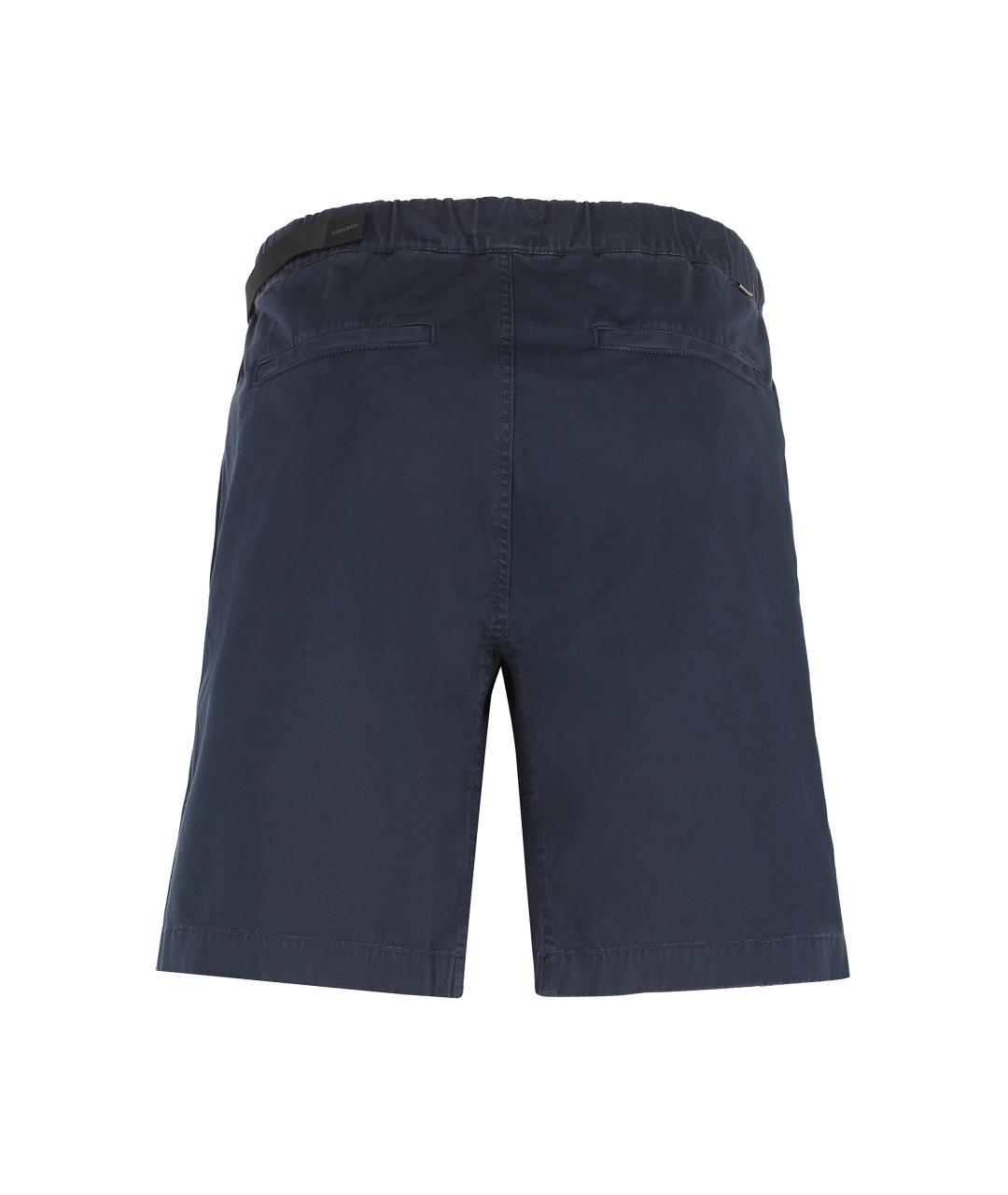 WOOLRICH Темно-синие хлопковые шорты, фото 2