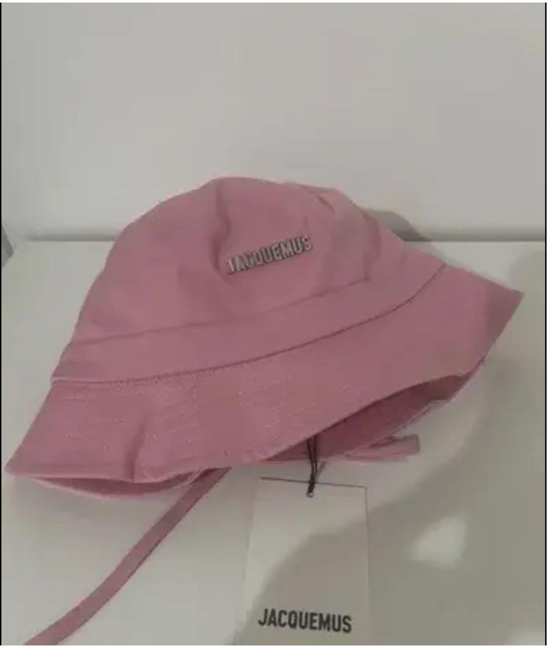 JACQUEMUS Розовая панама, фото 2