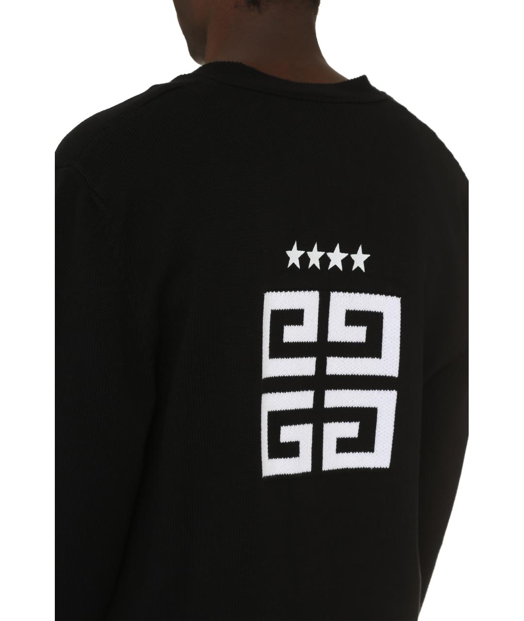 GIVENCHY Черный хлопковый кардиган, фото 5