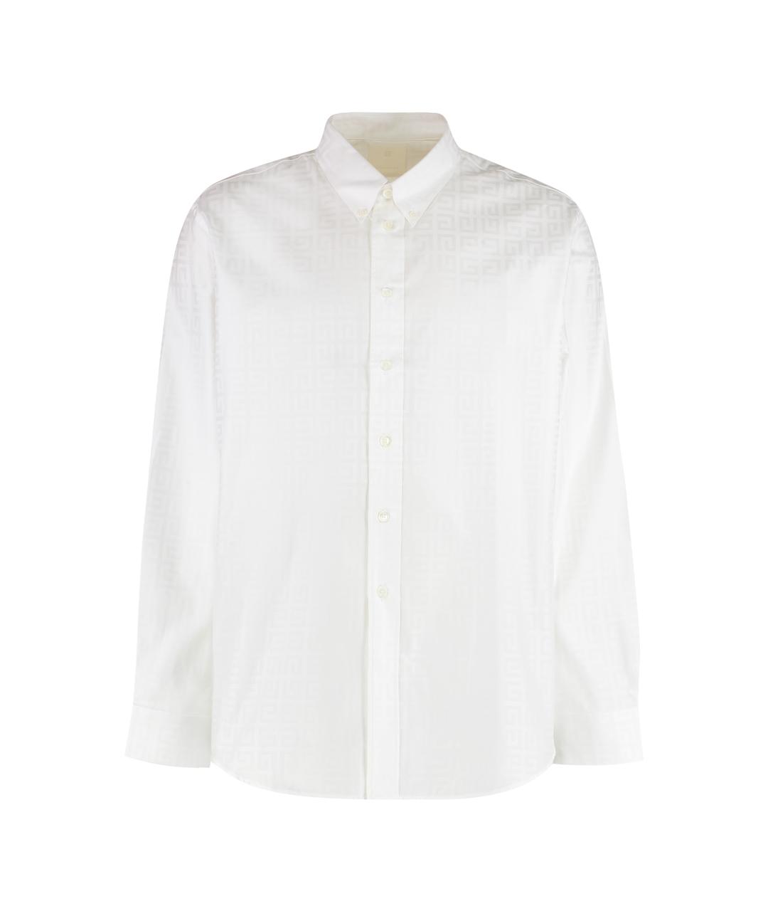 GIVENCHY Белая хлопковая классическая рубашка, фото 1