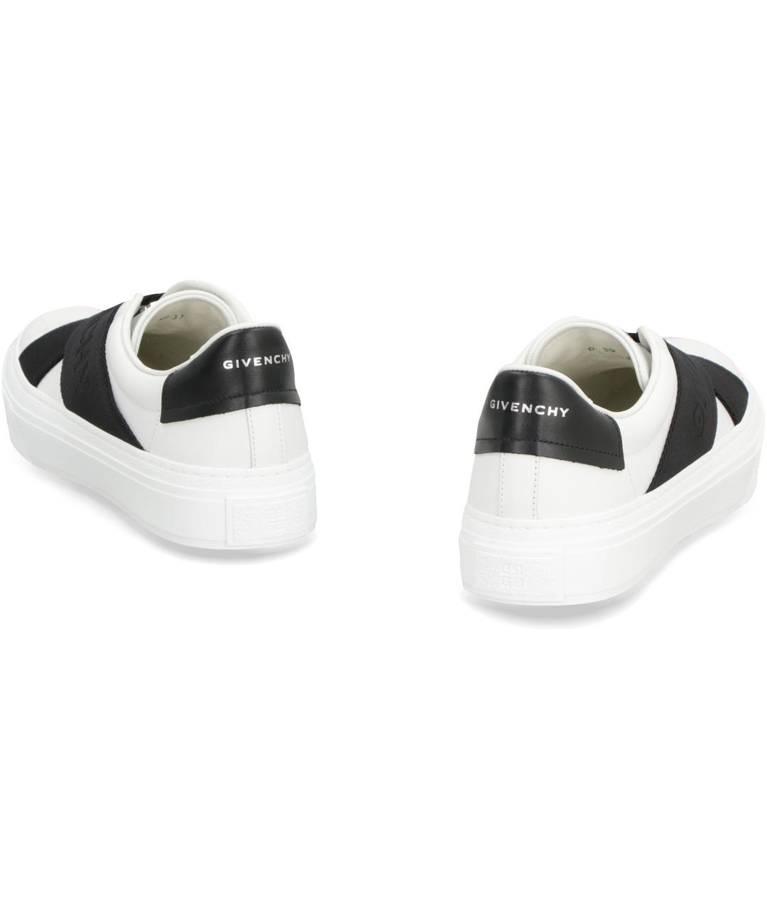 GIVENCHY Белые кожаные слипоны, фото 4