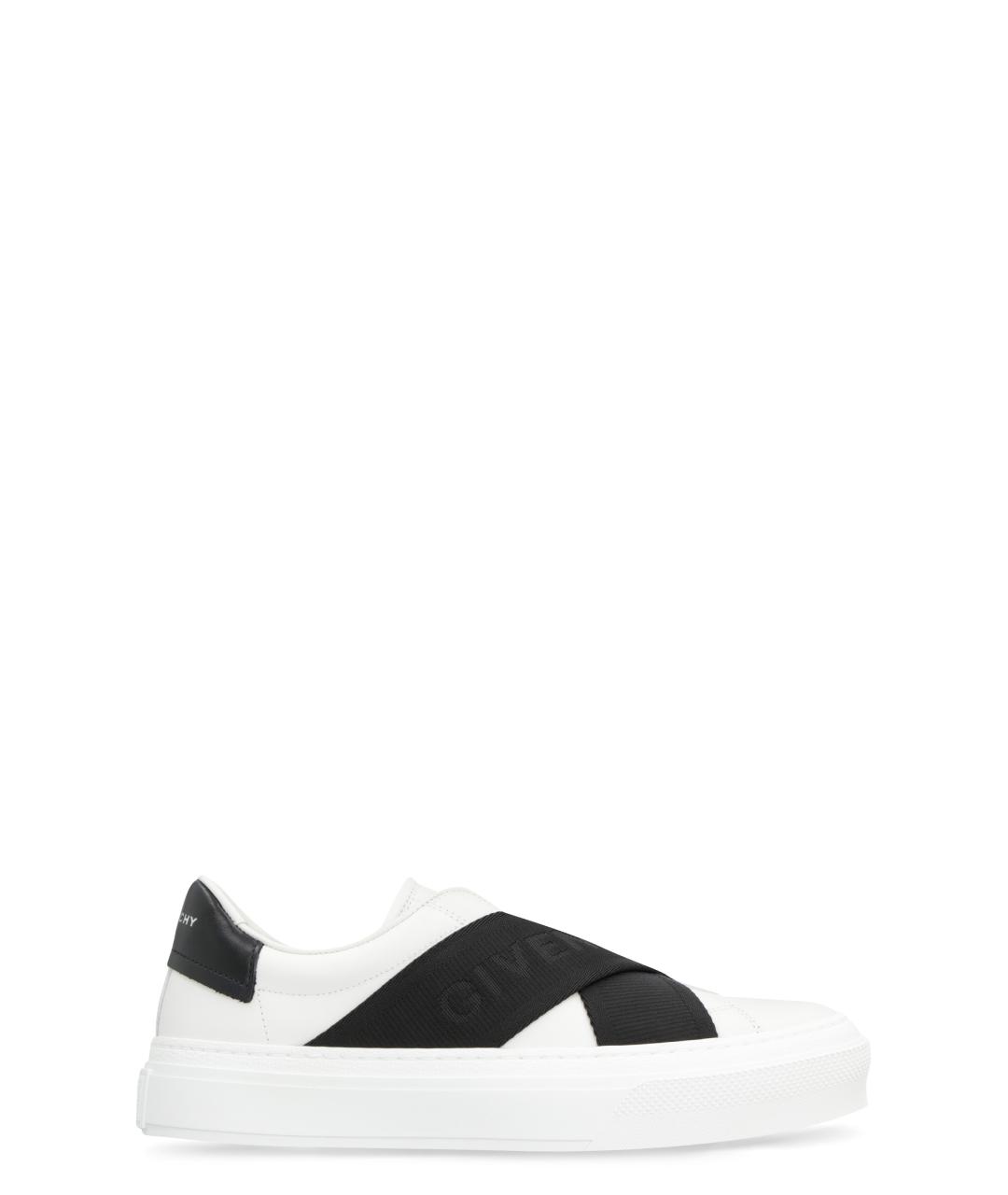 GIVENCHY Белые кожаные слипоны, фото 1