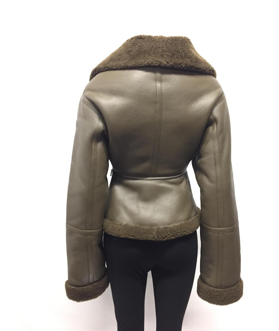 ANDREADAMO Зеленая меховая куртка, фото 2