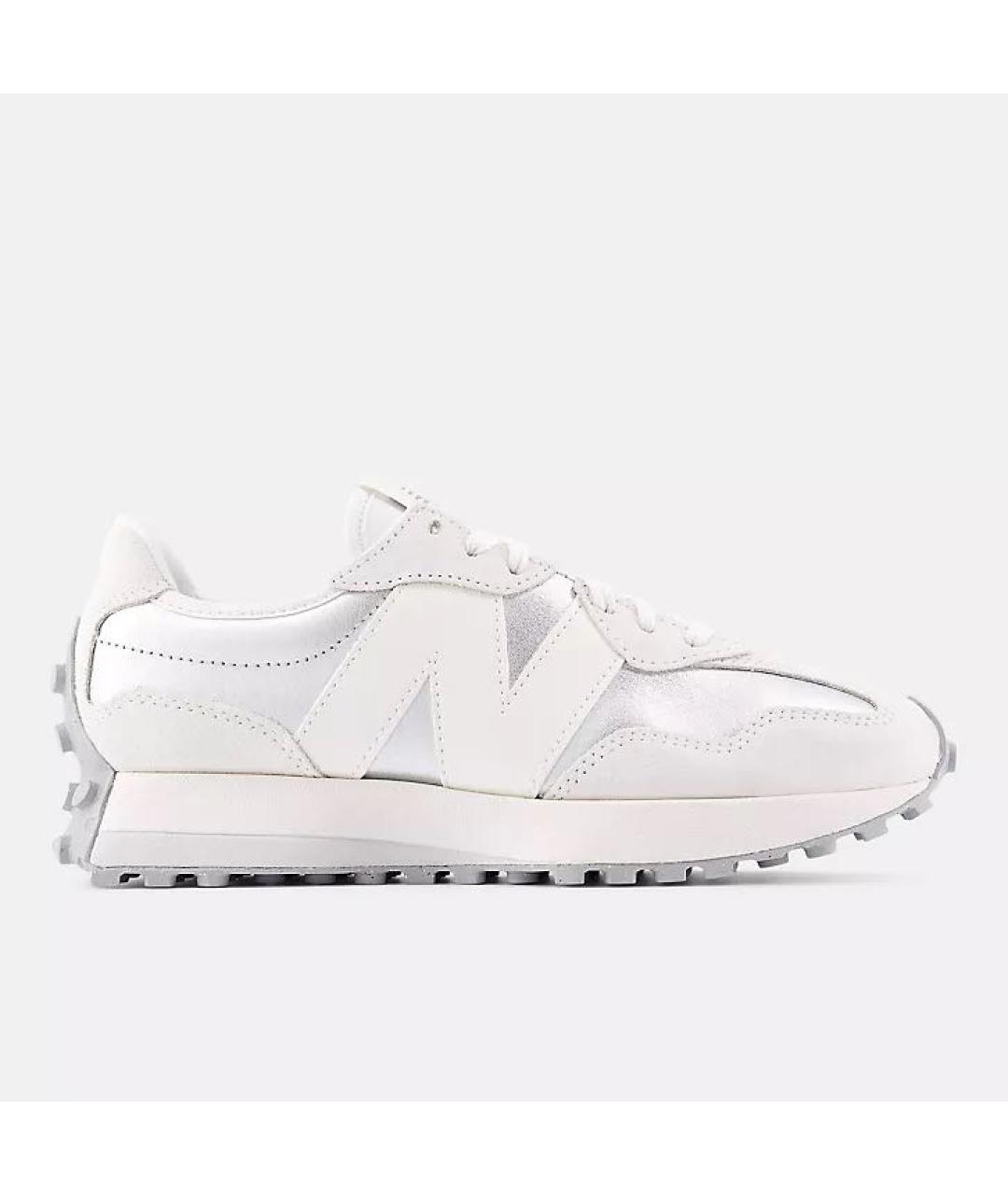 NEW BALANCE Серебряные кожаные кроссовки, фото 6