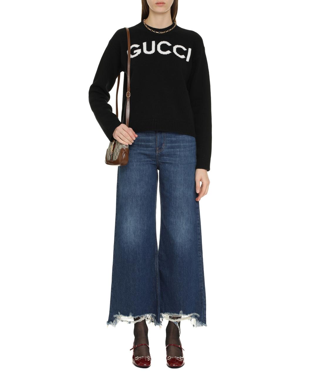 CHLOE Синие хлопковые прямые джинсы, фото 3