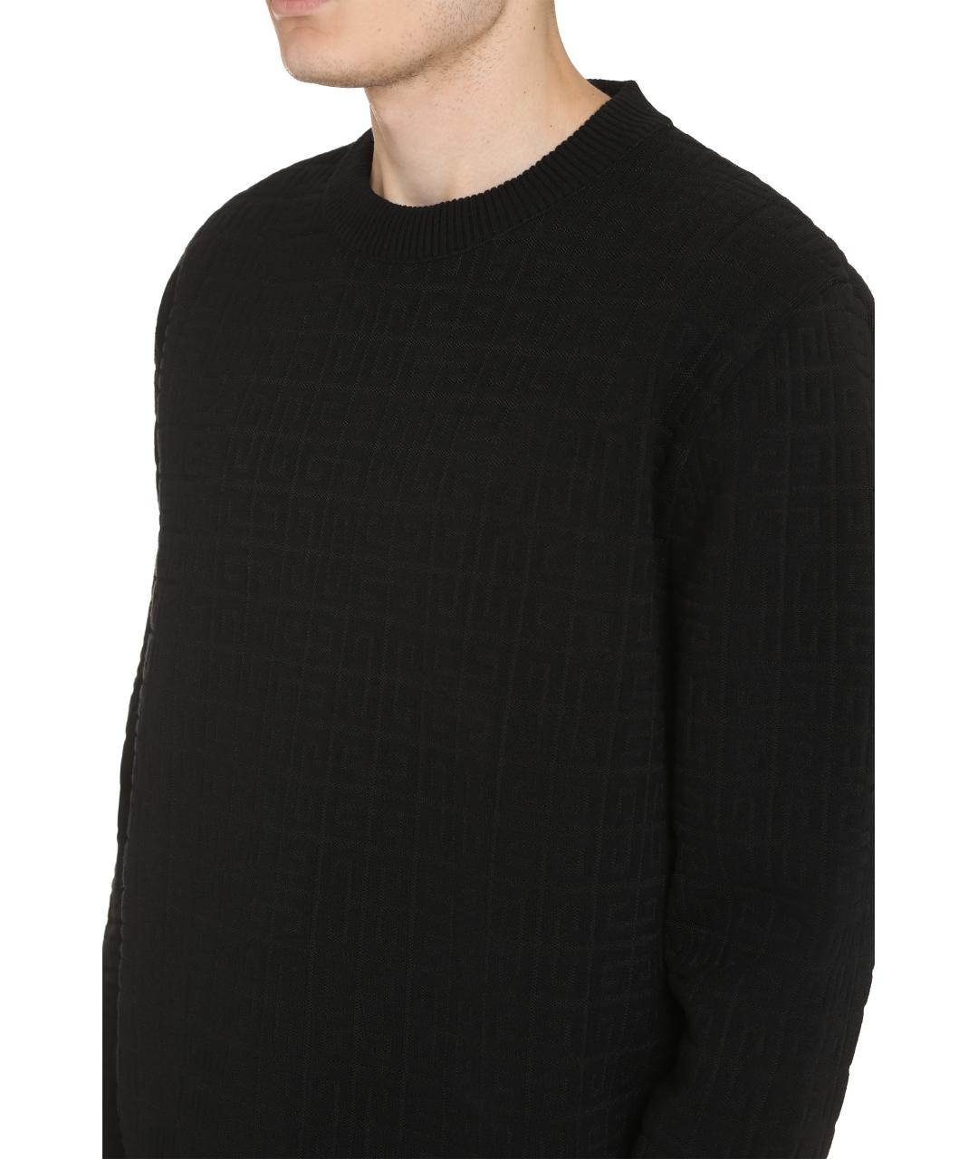 GIVENCHY Черный шерстяной джемпер / свитер, фото 5